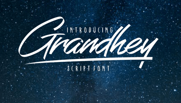 Grandhey Script Font